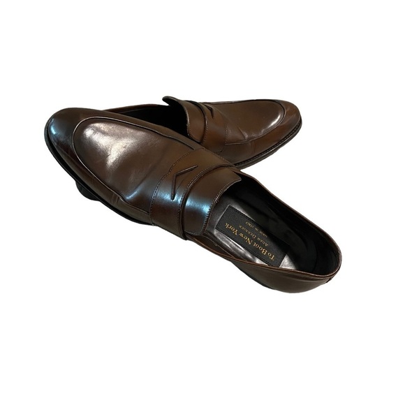 To Boot New York Adam Derrick Size 7.5 Dress Shoe Loafer Original Box Marrone main image 12